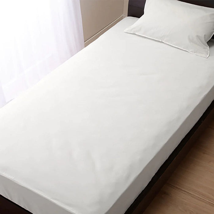 Single Fitted Bed Sheet with Pillow Case (random color)