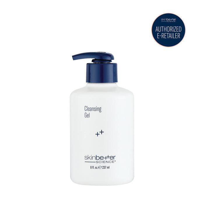 skinbetter Cleansing Gel 8 fl oz bottle with pump dispenser