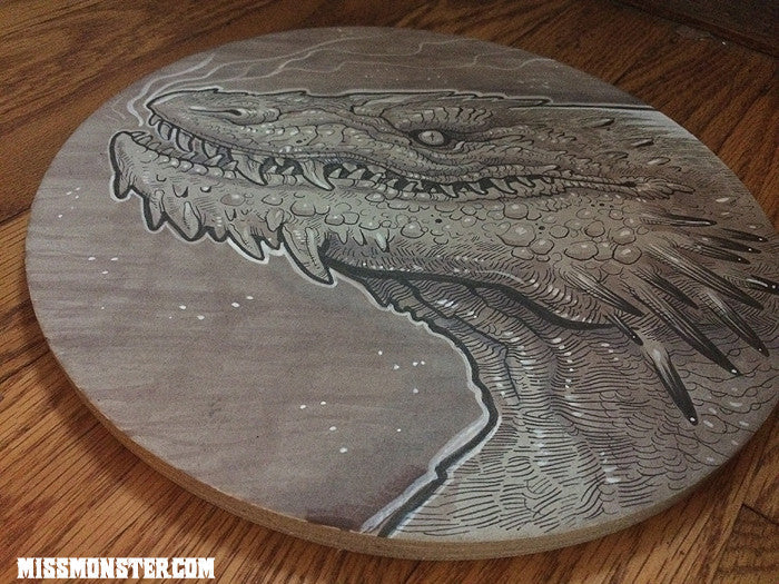 SMAUG DRAGON INK DRAWING