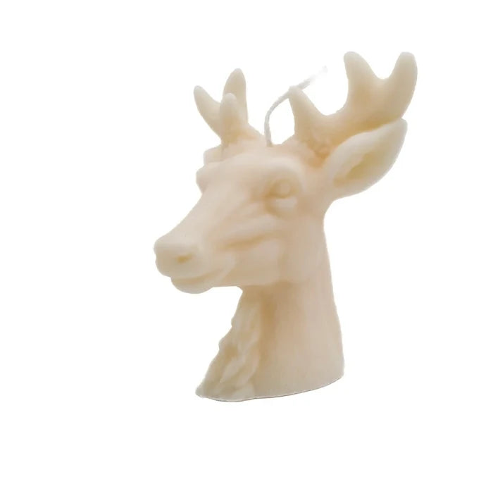 Soy Wax & Beeswax Reindeer Candle