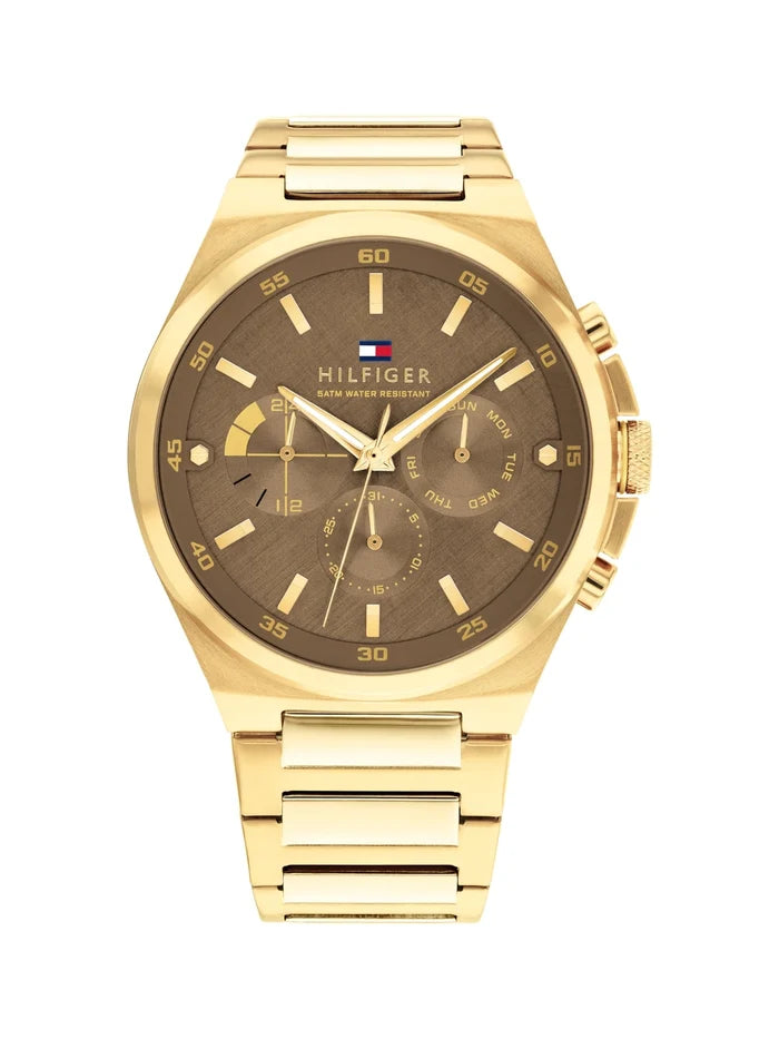 Tommy Hilfiger Round Brown Dial Analog Watch - TH1792090