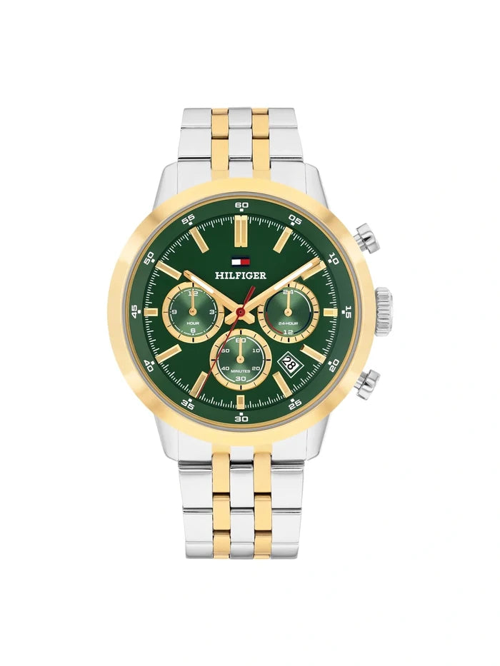 Tommy Hilfiger Round Green Dial Analog Watch - TH1710754