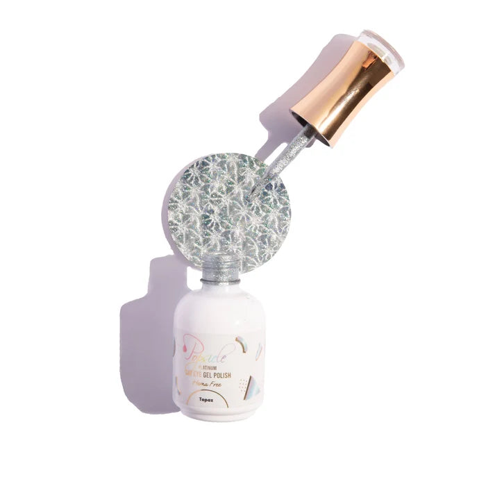 Topaz HEMA Free Platinum Cat Eye Gel Polish