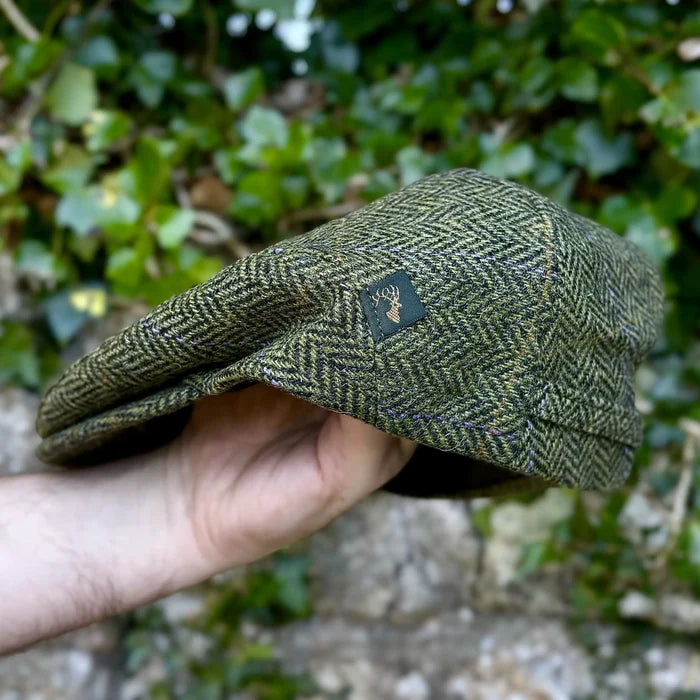 Traditional Flat Cap Green