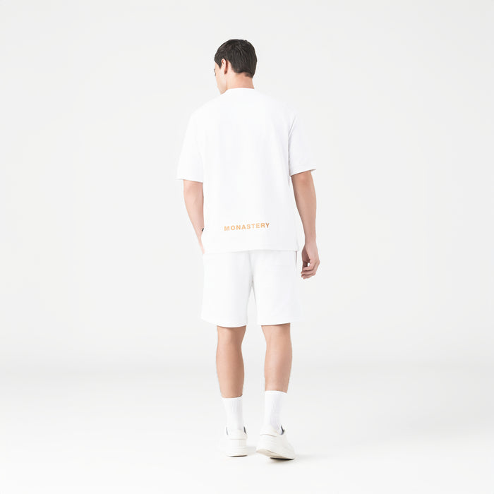 VIKRANT BURDA SHORT MEN WHITE