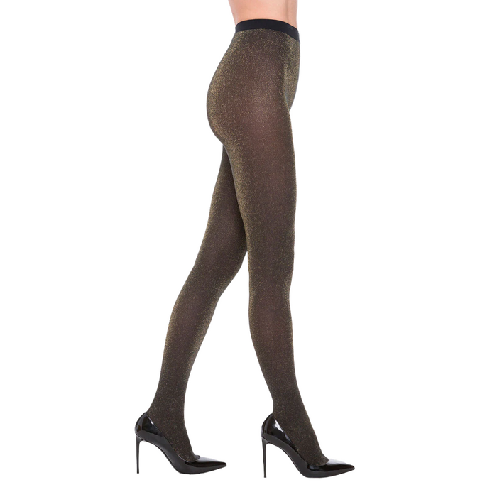 Wolford STARDUST TIGHTS black/gold