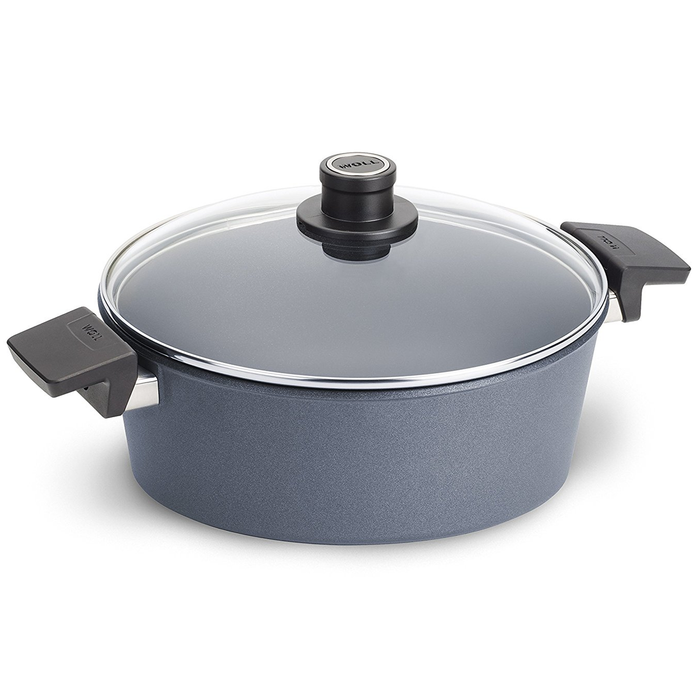 WOLL DIAMOND PLUS 6.3-QUART OVAL ROASTER WITH LID