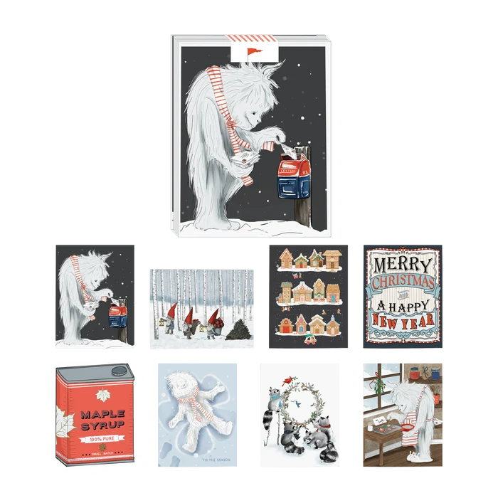 Yeti Holiday Cards Assorted Set of 8