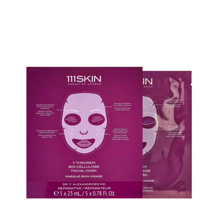 111SKIN Y Theorem Bio Cellulose Facial Mask Box