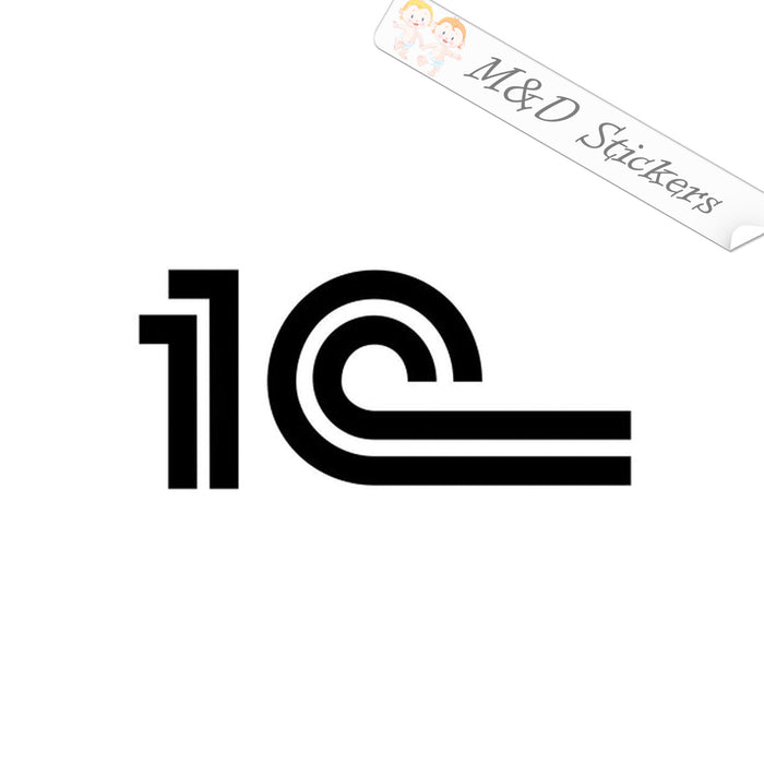 1C Video Game Company Logo (4.5" - 30") Vinyl Decal in Different colors & size for Cars/Bikes/Windows