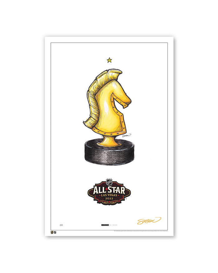2022 NHL All-Star Game Sketch Limited Edition Art Print
