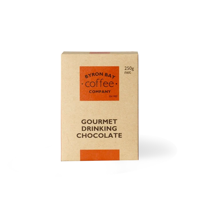 Gourmet Drinking Chocolate from Byron Bay Coffee Company - rich, smooth, and decadent.