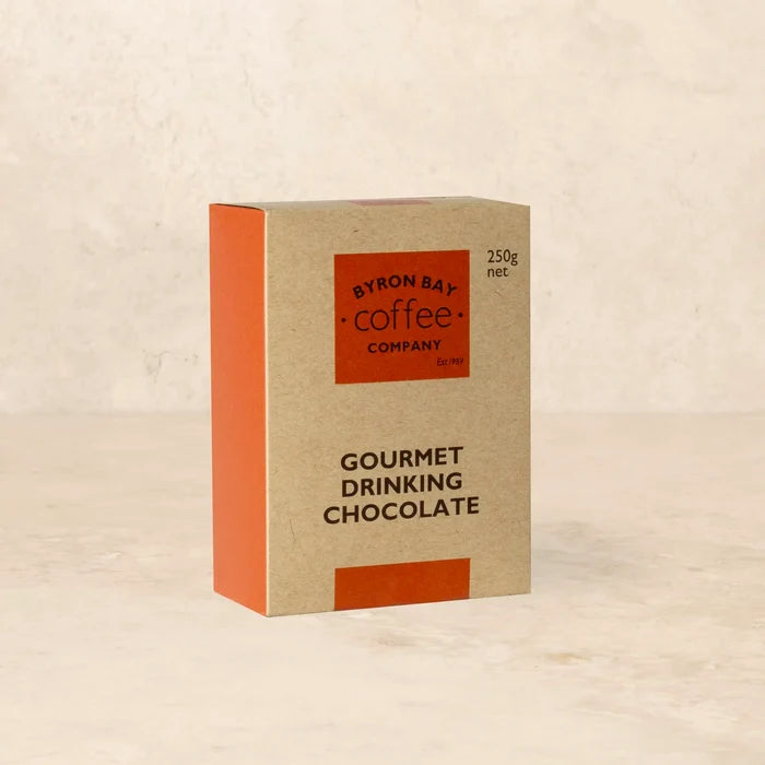 Gourmet Drinking Chocolate from Byron Bay Coffee Company - rich, smooth, and decadent.