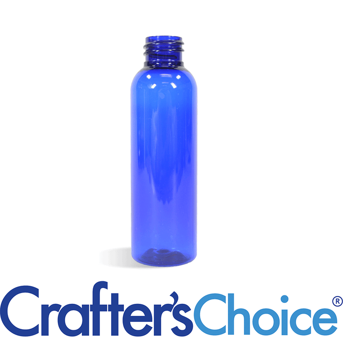 4 oz Blue Bullet Plastic Bottle - 20/410