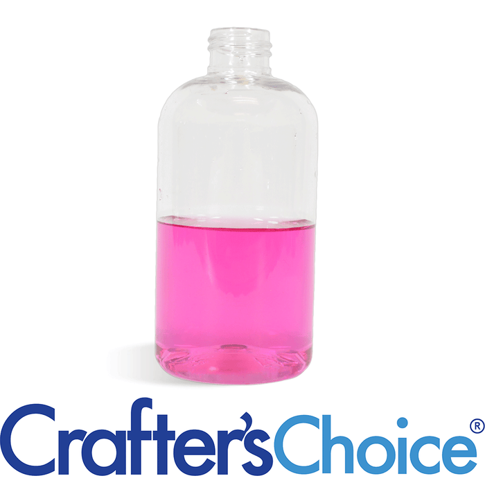 4 oz Clear Boston Round Plastic Bottle - 20/410