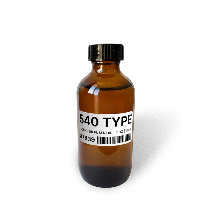 540 Type Scent Diffuser Oil - 4 oz | 113 g bottle image showing Scent Diffuser Oil in 4 oz size. Fragrance product bottle photo for 540 Type Scent Diffuser Oil - 4 oz | 113 g.