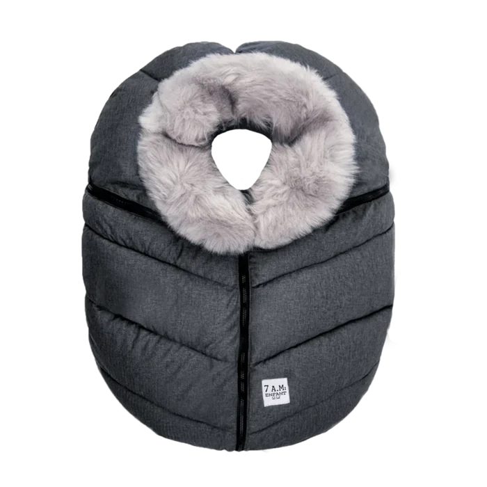 7AM Enfant Faux Fur Car Seat Cocoon