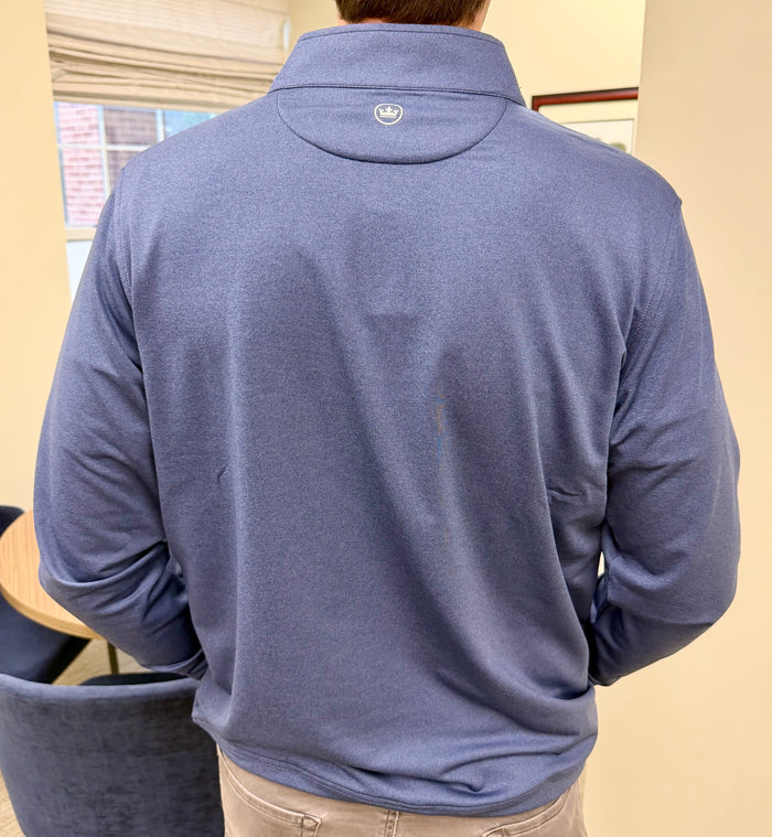 Men's Peter Millar Striped Solid 1/4 Zip