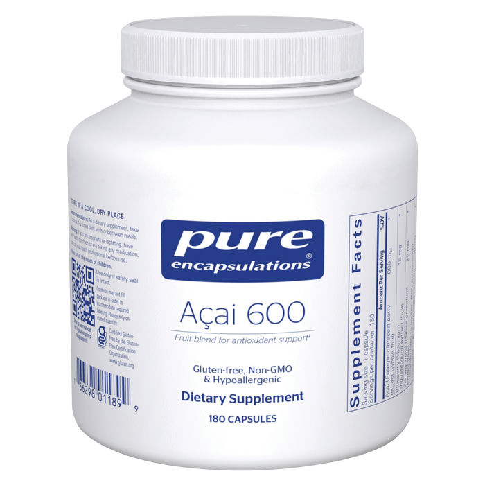 Açai 600 180 Capsules by Pure Encapsulations