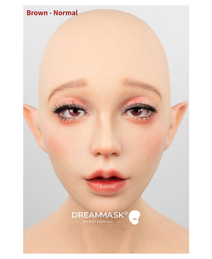 Eyepiece accessory for M28 Chessia and DM03M Margarita dolls, by InTheMask by MOLIS, shown on a doll's eye area.