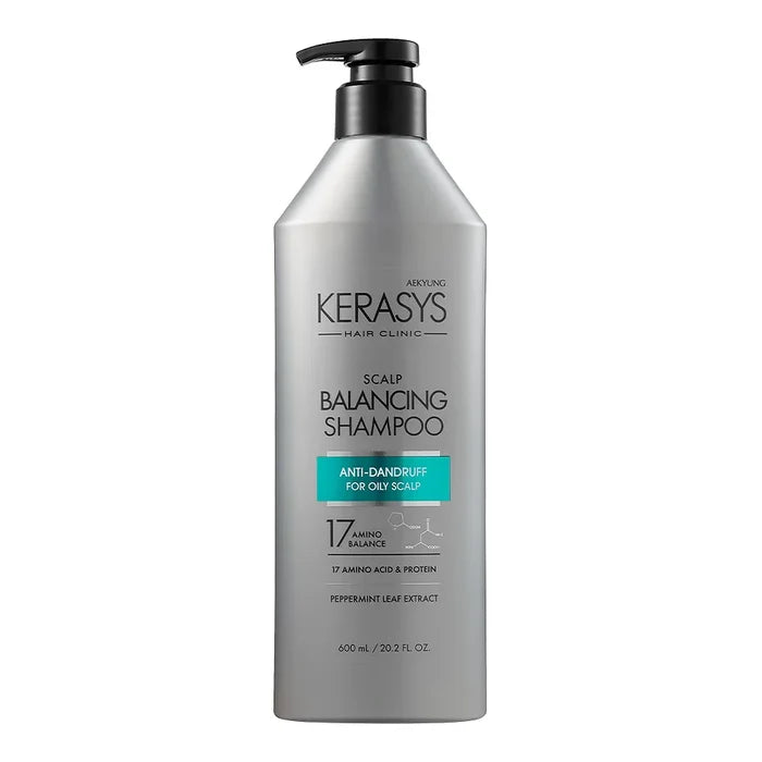 AEKYUNG KERASYS Hair Clinic Oily Scalp Balancing Shampoo شامبو الشعر للفروة الدهنية من ايكيونك كيراساس