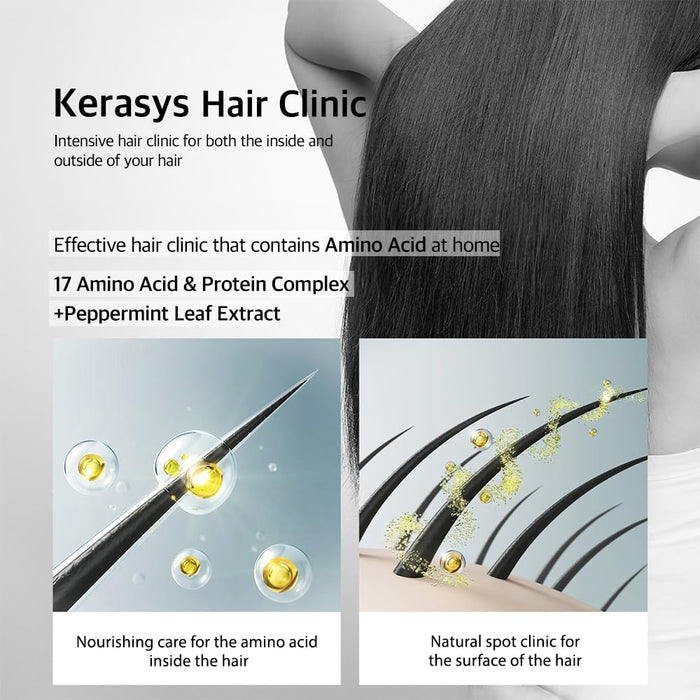 AEKYUNG KERASYS Hair Clinic Oily Scalp Balancing Shampoo شامبو الشعر للفروة الدهنية من ايكيونك كيراساس