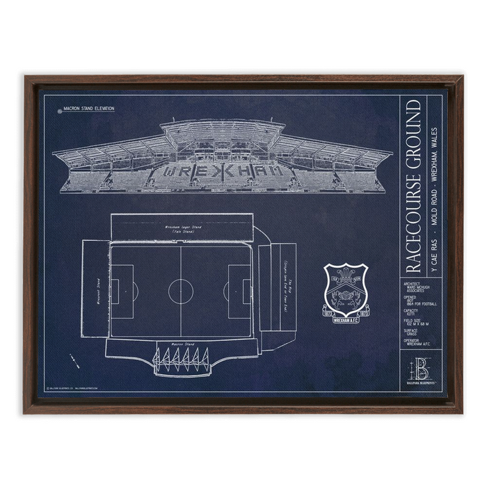 Framed Canvas - Small - Walnut