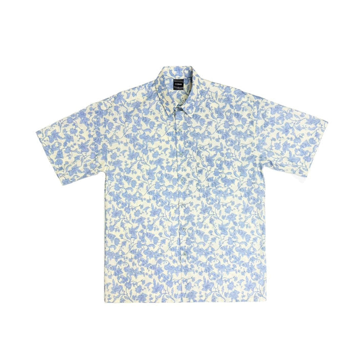 Aged Blue Floral Shirt SS26