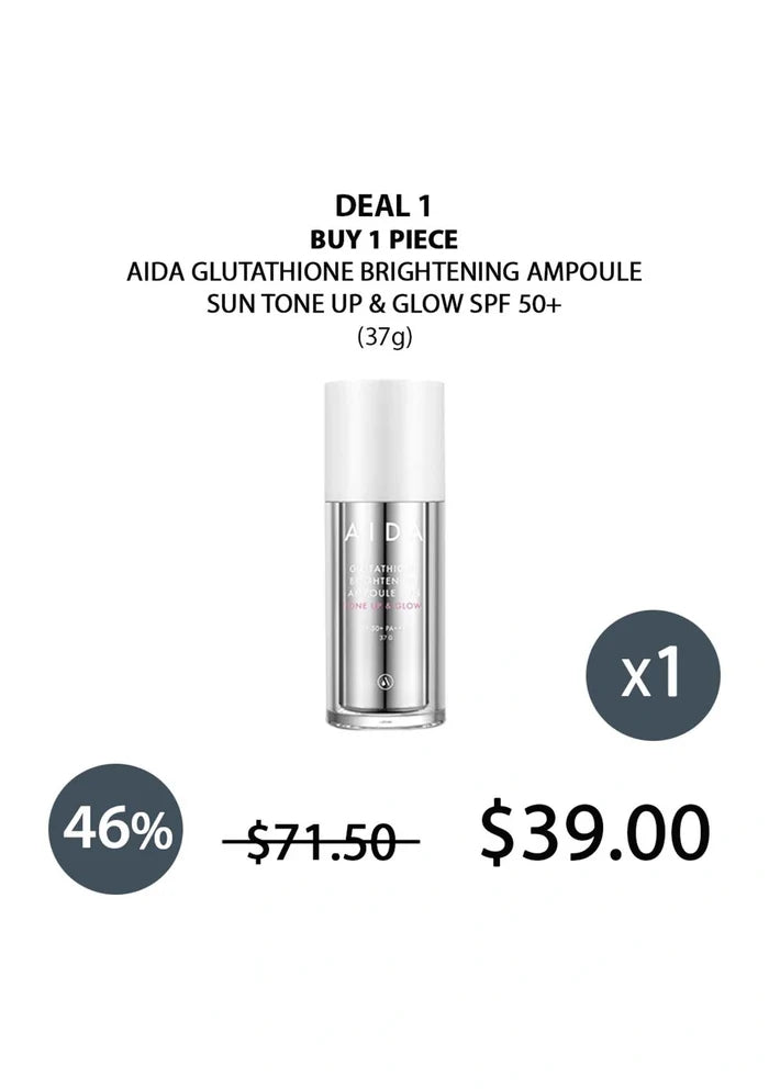 (BUY 1) AIDA GLUTATHIONE TONE UP & GLOW