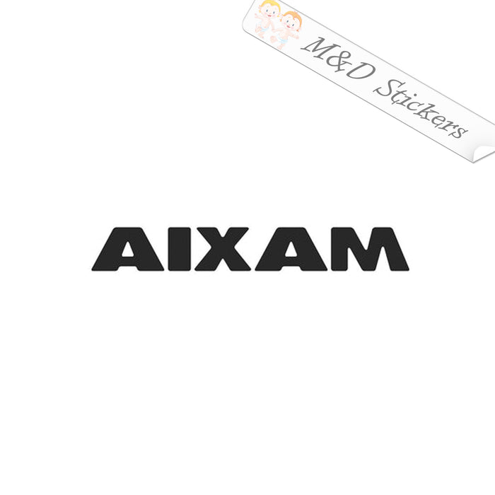 Aixam Logo (4.5" - 30") Vinyl Decal in Different colors & size for Cars/Bikes/Windows