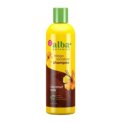 ALBA BOTANICA Hawaiian Shampoo Drink it Up Coconut Milk  شامبو البا