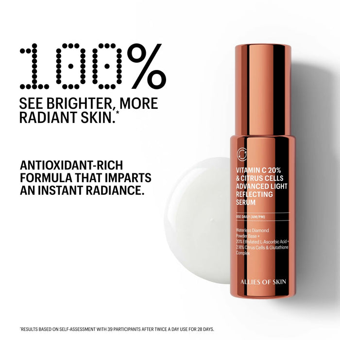 Allies of Skin Vitamin C 20% & Citrus Cells Advanced Light Reflecting Serum