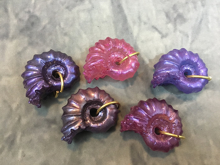 AMMONITE CAST URETHANE PENDANT