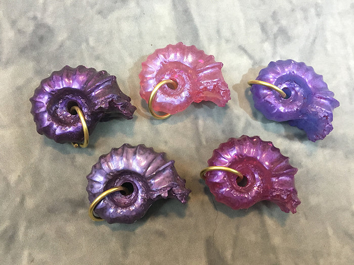 AMMONITE CAST URETHANE PENDANT