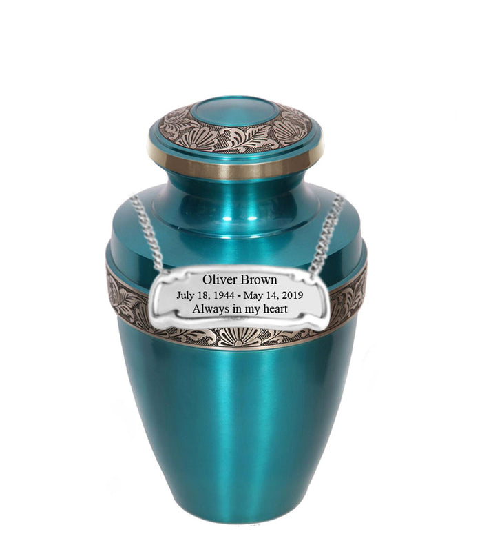 Apollo Teal Cremation Urn - IURG122