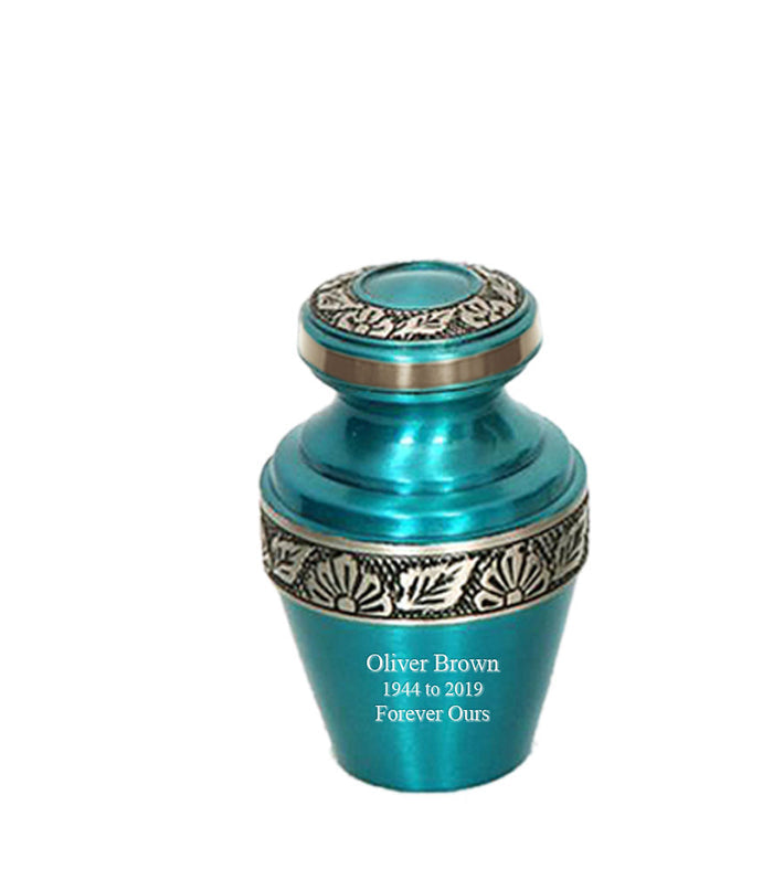 Apollo Teal Cremation Urn - IURG122