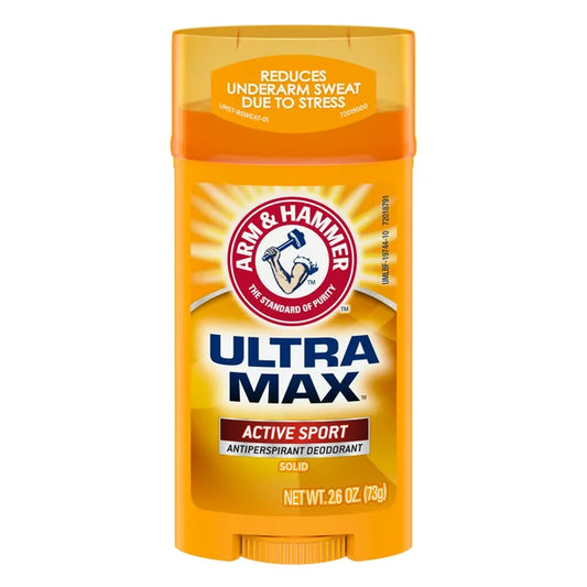 ARM & HAMMER ULTRA MAX Active Sport Antiperspirant Deodorant ديودرنت مزيل العرق ماكس للرياضيين من ارم اند هامر