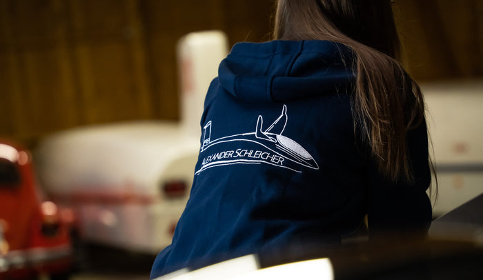 AS Logo - Sweat Kapuzen Jacke - Marine - Damen