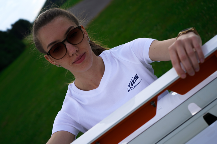 AS Logo - Weißes T Shirt - Damen