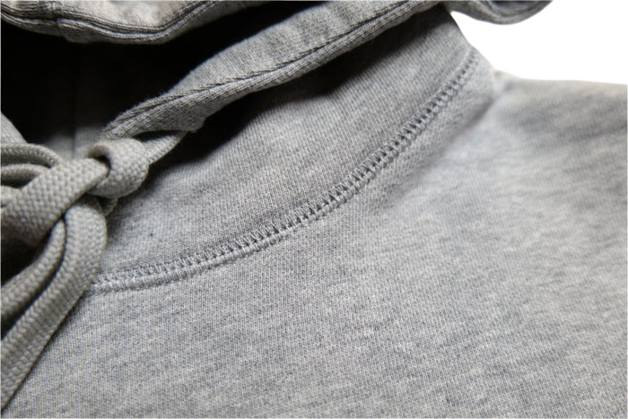 Authentics Embroidered Super Heavyweight Hood - Athletic Heather / Blue