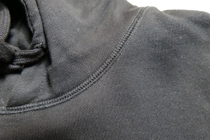 Authentics Embroidered Super Heavyweight Hood - Black / Grey