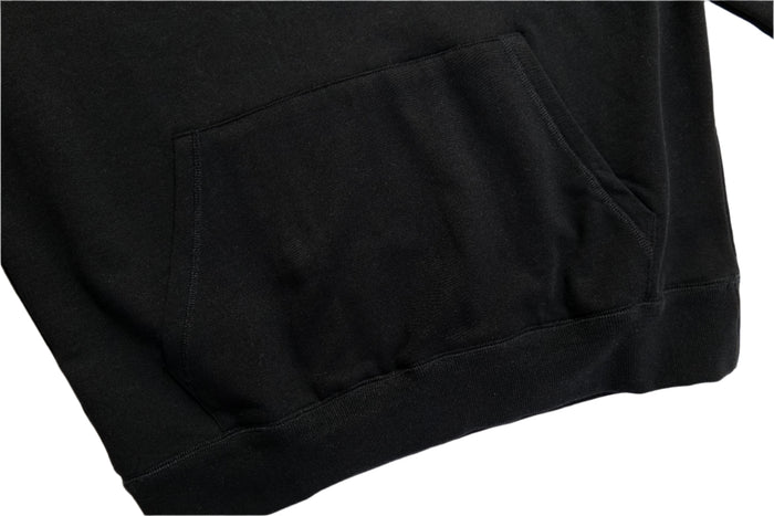 Authentics Embroidered Super Heavyweight Hood - Black / Grey