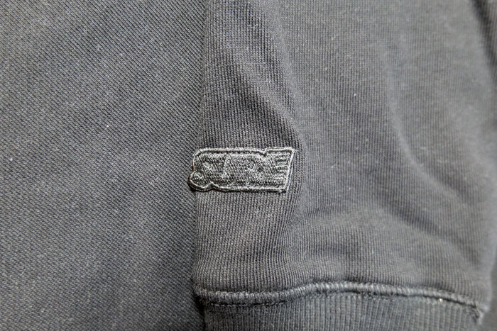 Authentics Embroidered Super Heavyweight Hood - Black / Grey