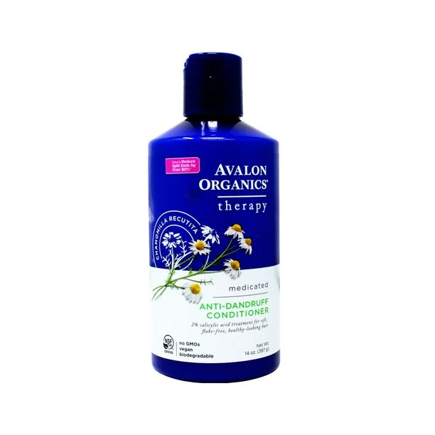 AVALON ORGANICS Therapy Medicated Anti-Dandruff Conditioner بلسم الشعر المضاد للقشرة من افلون