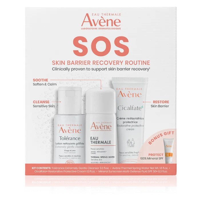 Avène SOS Skin Barrier Recovery Routine Kit
