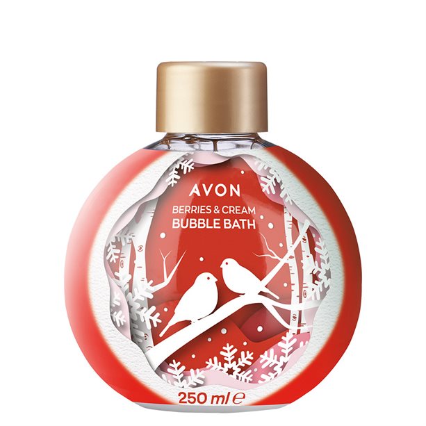 Avon Senses Bauble Berries & Cream Bubble Bath - 250ml