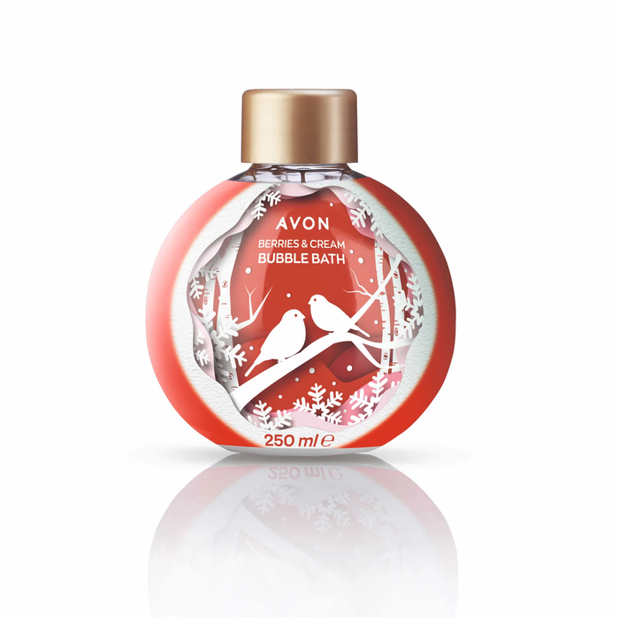 Avon Senses Bauble Berries & Cream Bubble Bath - 250ml