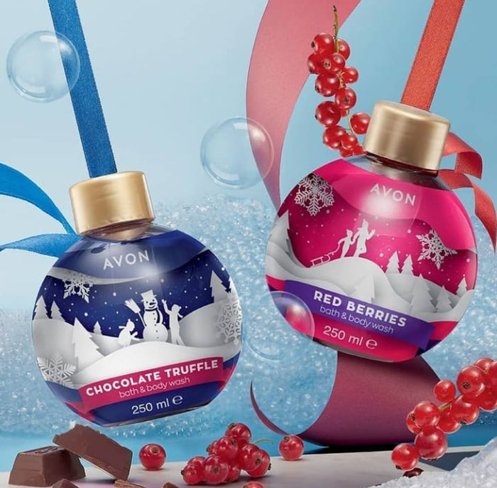 Avon Senses Bauble Chocolate & Truffle Bubble Bath & Body Wash - 250ml