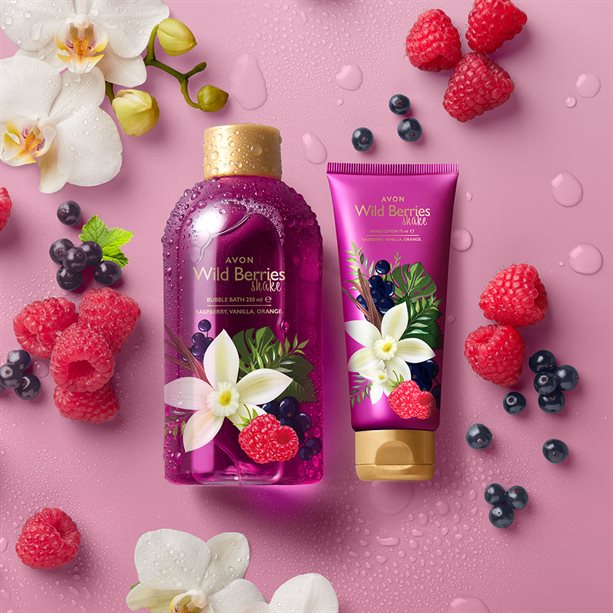 Avon Senses Wild Berries Shake Bubble Bath - 250ml