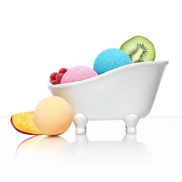 Avon Trio of Fruit Fizz Bath Bombs